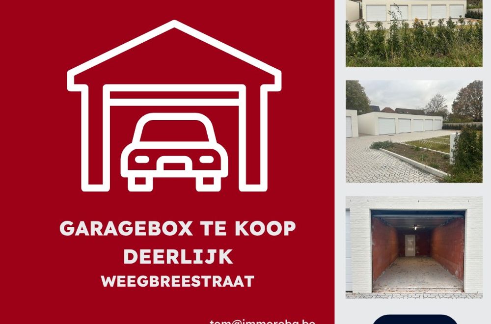 Vastgoedfoto van onroerend goed 8791085,  Te koop: GARAGE in Deerlijk!