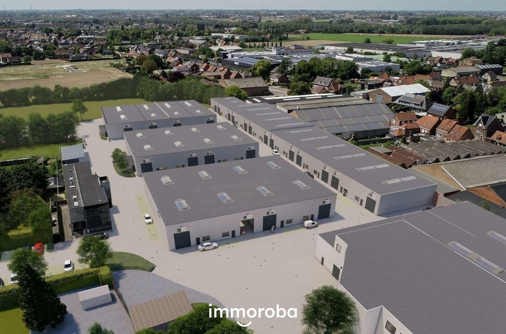 Vastgoedfoto van onroerend goed 8046960, Nieuwbouw KMO-unit van 225m² te Beveren-Leie, met sanitair en bureauruimte!