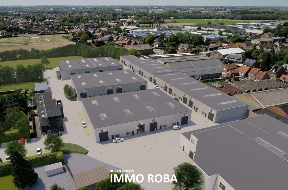 Vastgoedfoto van onroerend goed 8656490, Nieuwbouw KMO-unit 287 m² (C6)  met 3 privatieve parkeerplaatsen per unit TE KOOP te Waregem.