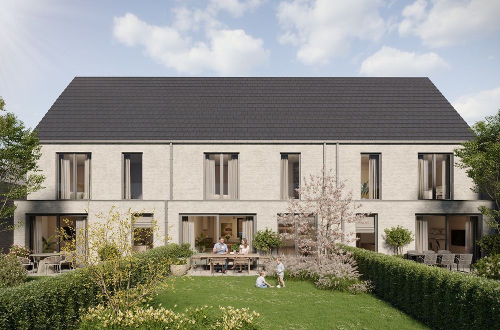 Vastgoedfoto van Knappe nieuwbouwwoningen in het centrum van Zulte. Aankoop met 6% BTW mogelijk.