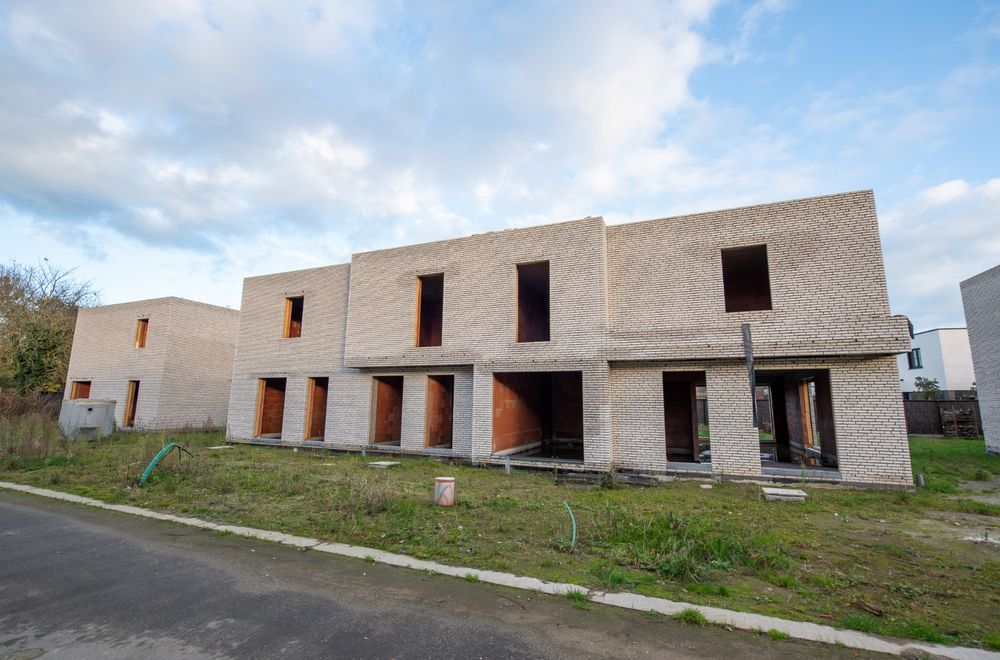 Vastgoedfoto van 22 nieuwe woningen in Waregem.
