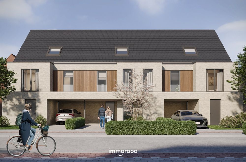 Vastgoedfoto van Knappe nieuwbouwwoningen in het centrum van Zulte. Aankoop met 6% BTW mogelijk.