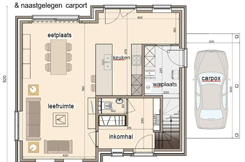 Vastgoedfoto van Te Koop te Desselgem: Volledig afgewerkte villa in pastoriestijl met een bewoonbare oppervlakte van maar liefst 220m².